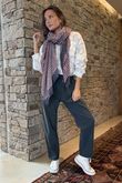 Made in Italy Baby Cord Classic Slim Jogger Charcoal